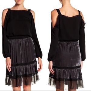 NWT Elie Tahari “Audra” velvet skirt